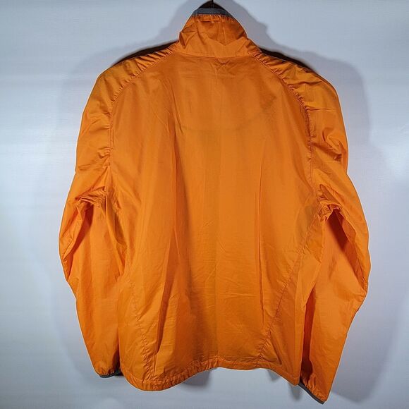 AETHER ORANGE LIGHTWEIGHT CYCLING RIDING FULL ZIP WINDBREAKER JACKET SIZE 0 / XS - Picture 7 of 8